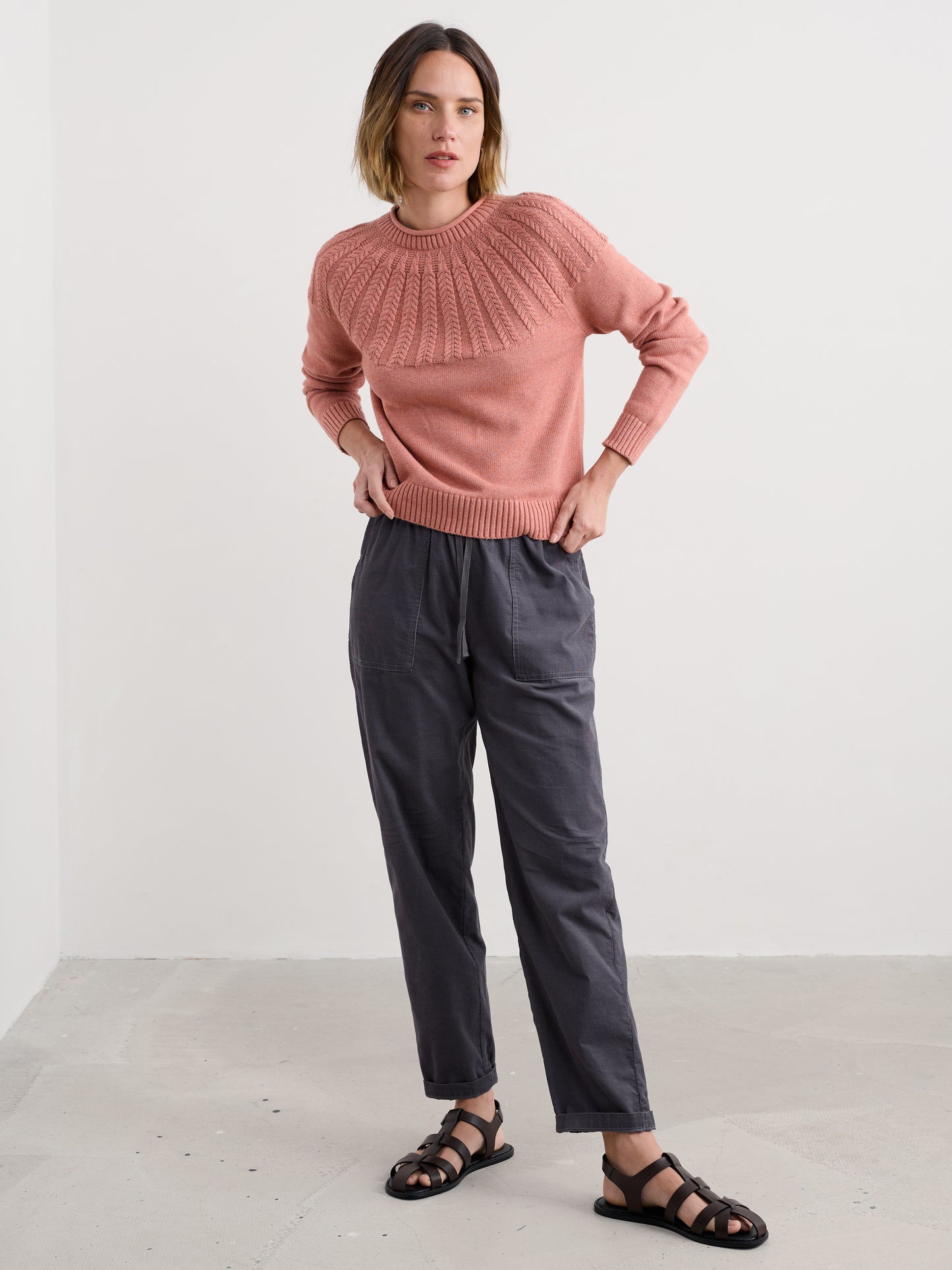 Seasalt Stone Chat Organic Cotton Jumper