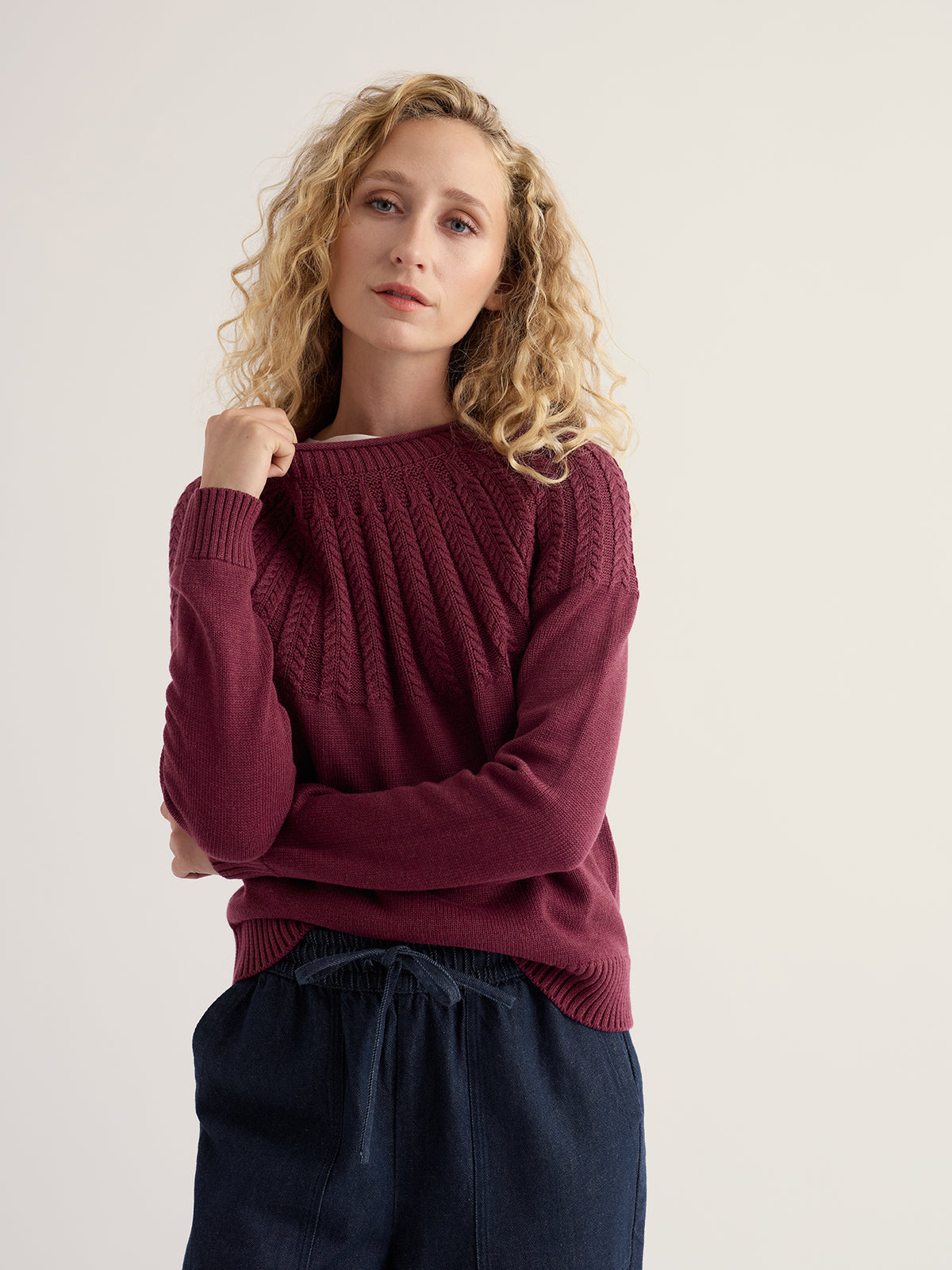 Seasalt Stone Chat Organic Cotton Jumper