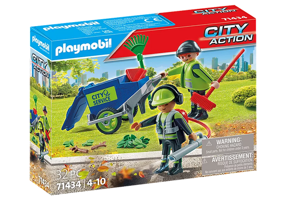 Playmobil City Action Street Cleaning Team 71434