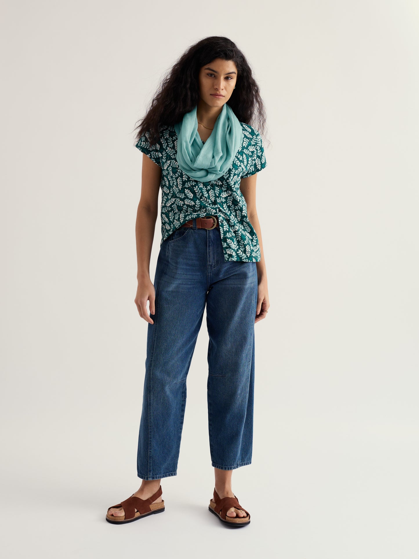Seasalt Studio Glass V-Neck Jersey Top