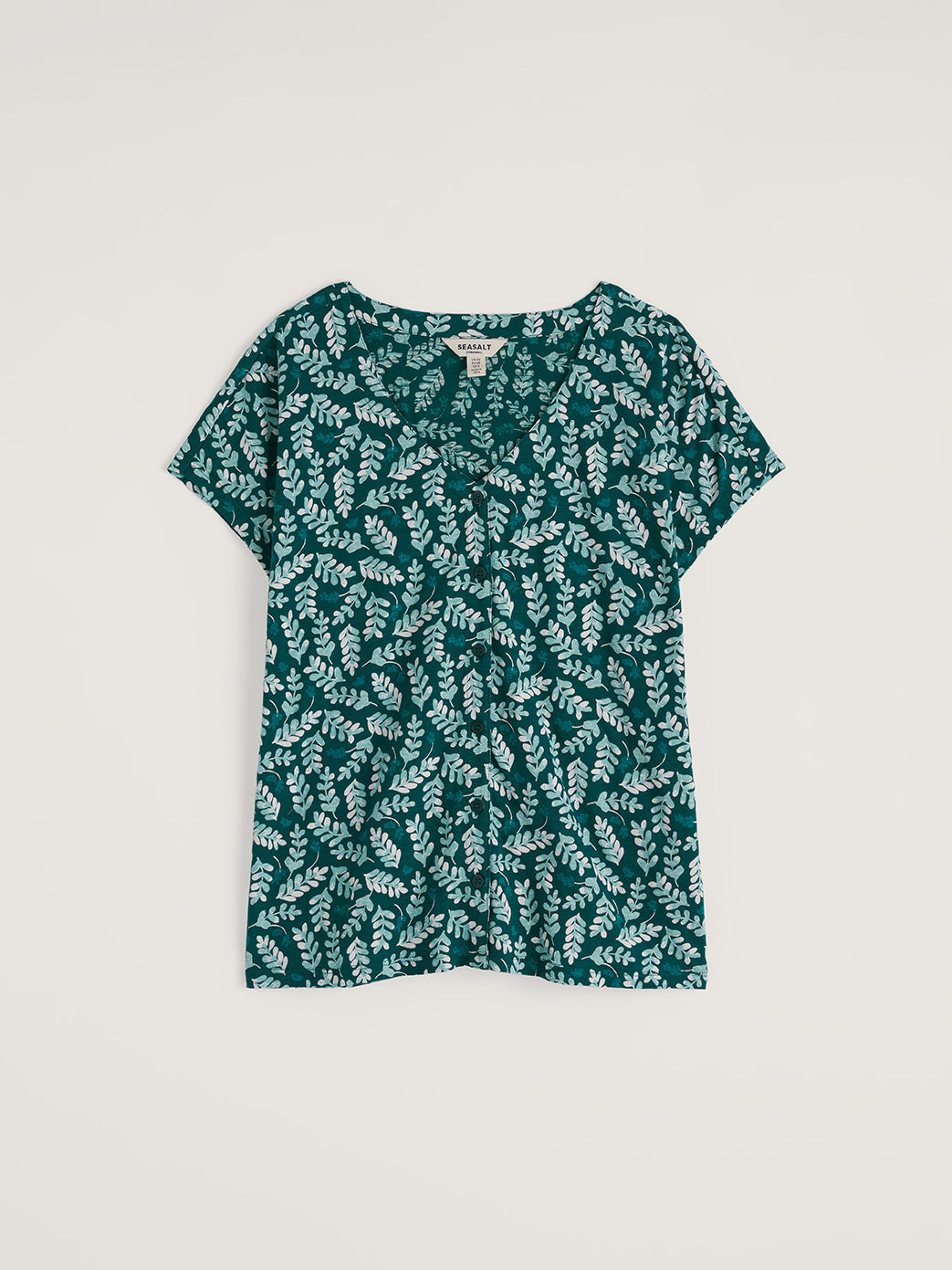 Seasalt Studio Glass V-Neck Jersey Top