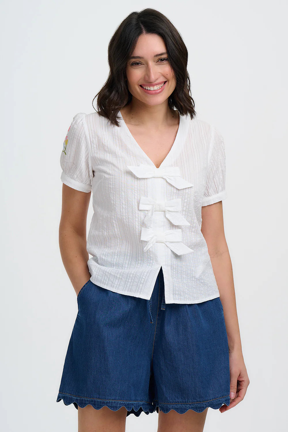 Sugarhill Brighton Adaline Bow Top