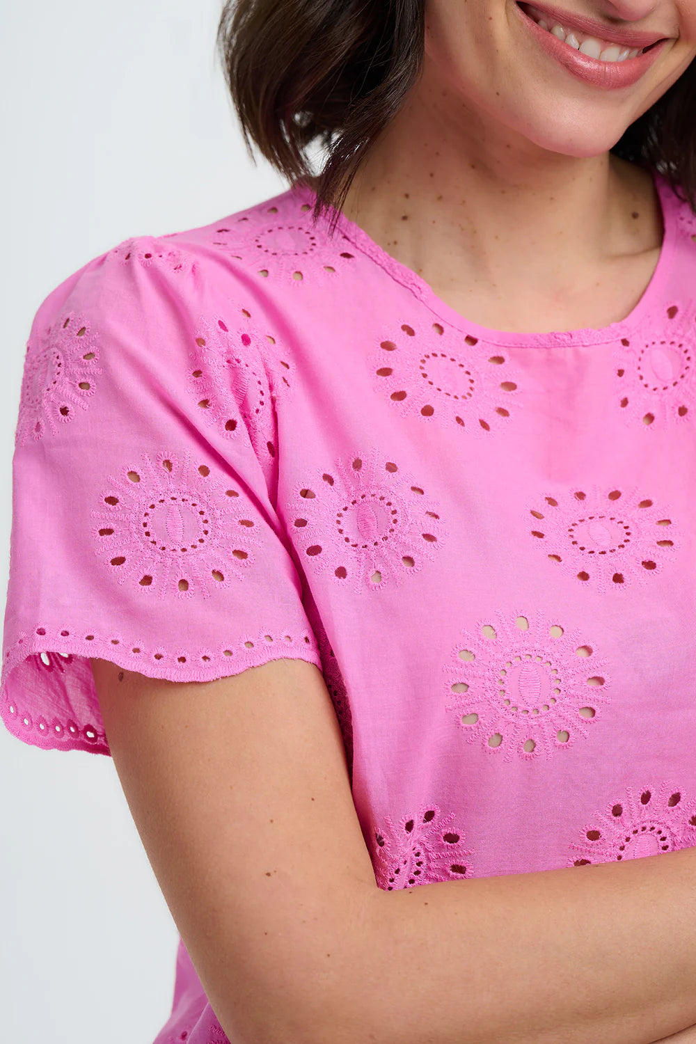 Sugarhill Brighton Bonita Broderie Anglaise Top