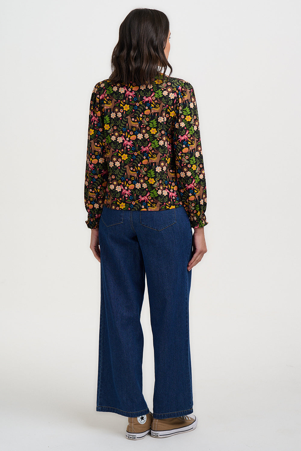 Sugarhill Brighton Juliet Blouson Sleeve Jersey Top