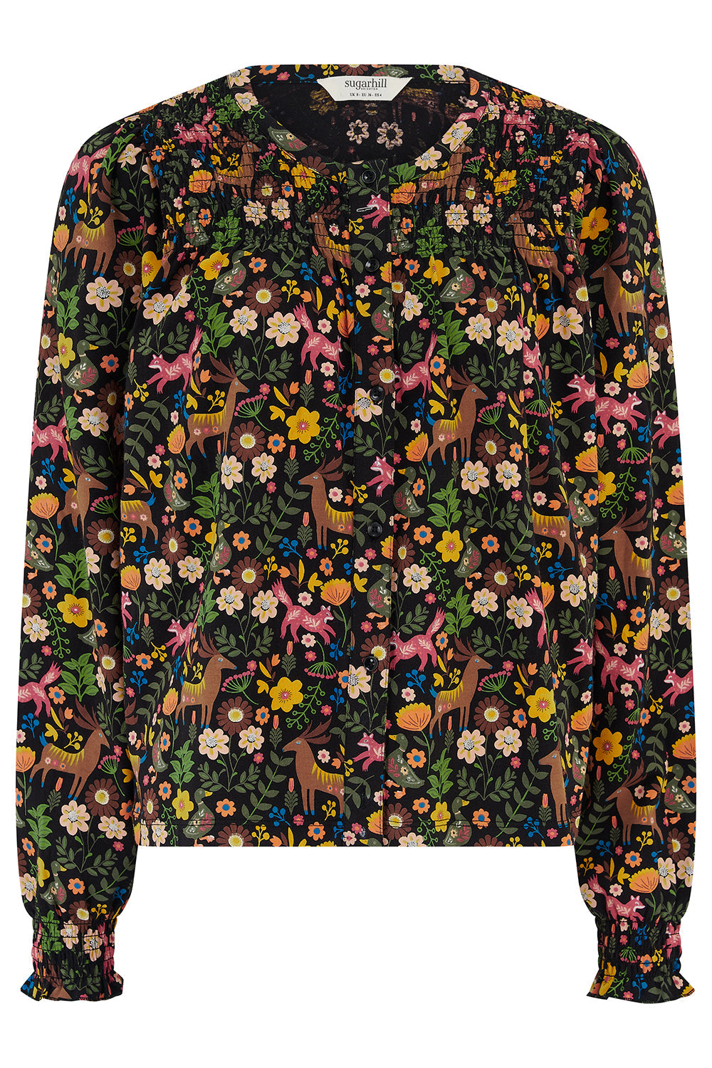 Sugarhill Brighton Juliet Blouson Sleeve Jersey Top