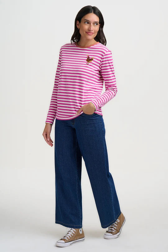 Sugarhill Justina Denim Wide Leg Trousers