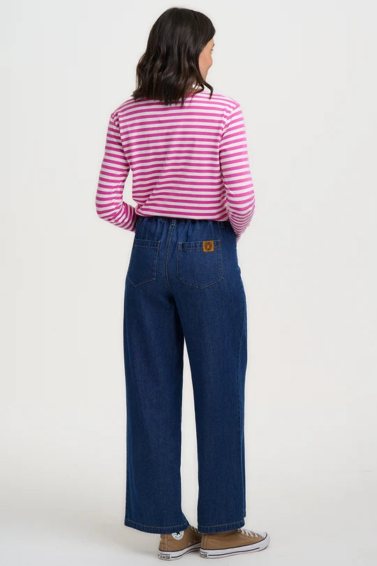 Sugarhill Justina Denim Wide Leg Trousers