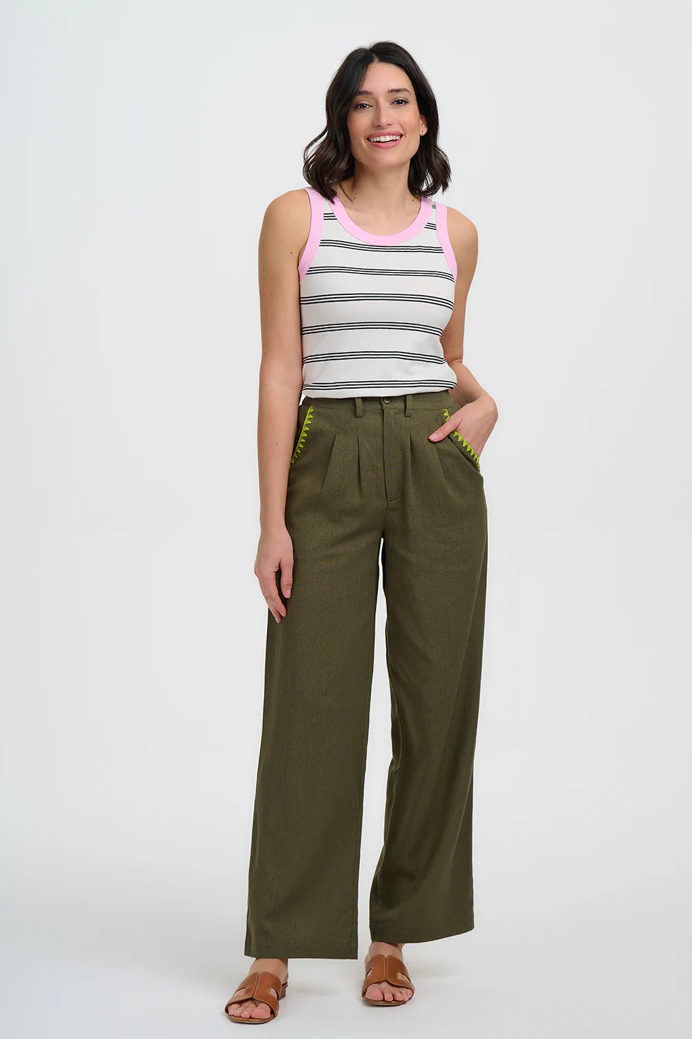 Sugarhill Brighton Lois Wide Leg Trousers