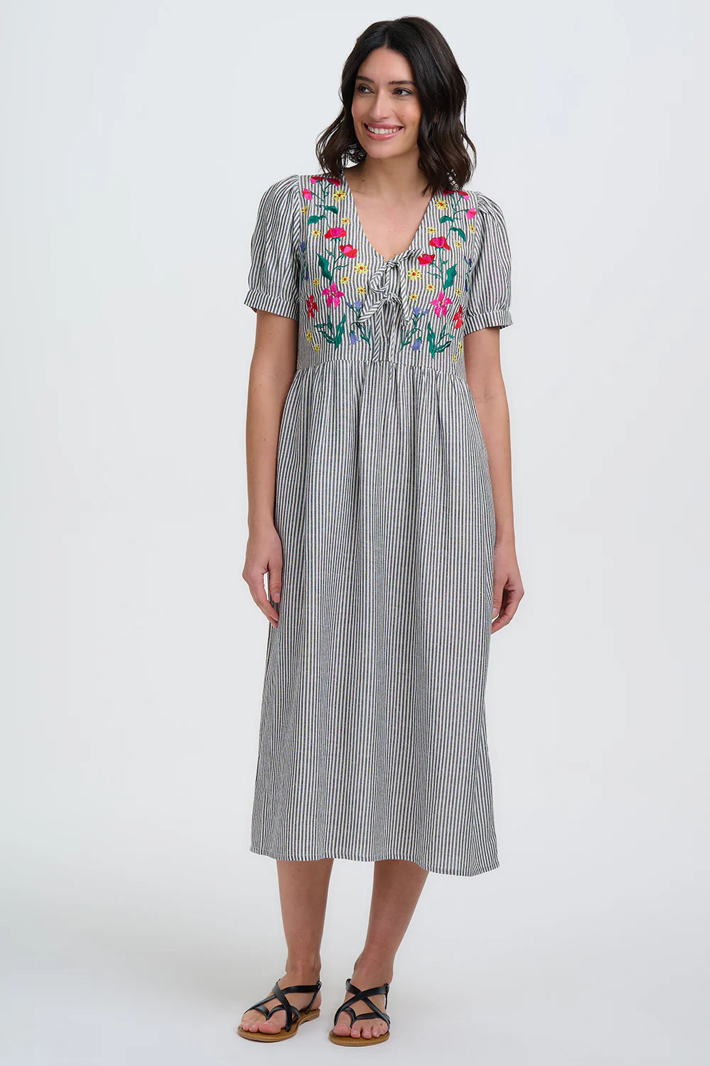 Sugarhill Brighton Ruby Midi Smock Dress