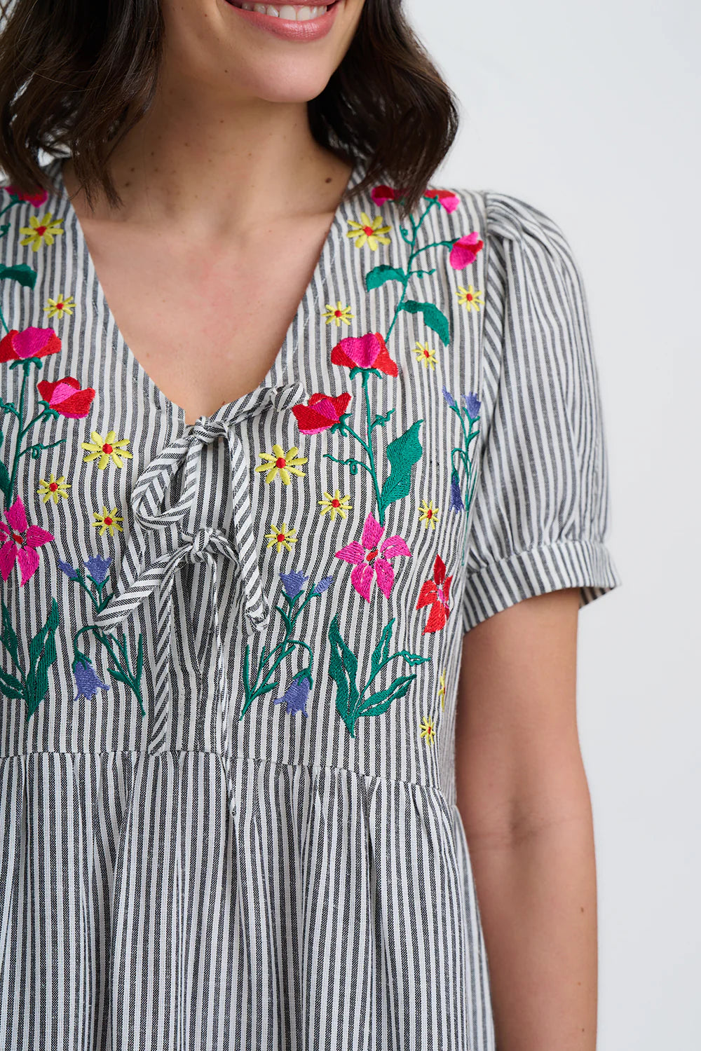 Sugarhill Brighton Ruby Midi Smock Dress