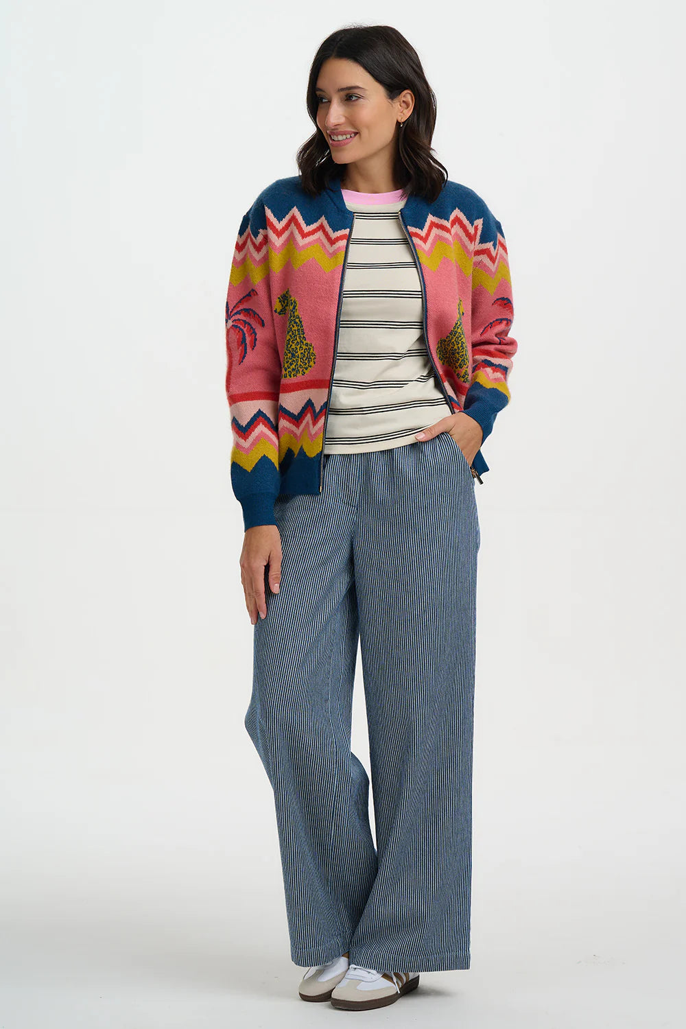 Sugarhill Brighton Solana Knitted Bomber