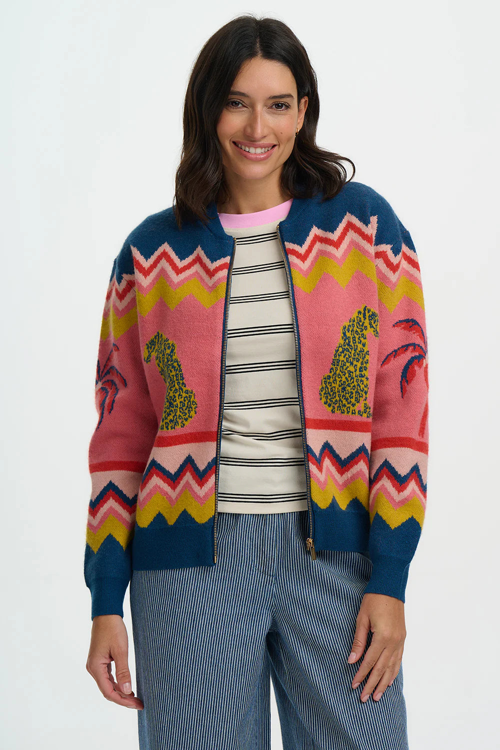 Sugarhill Brighton Solana Knitted Bomber