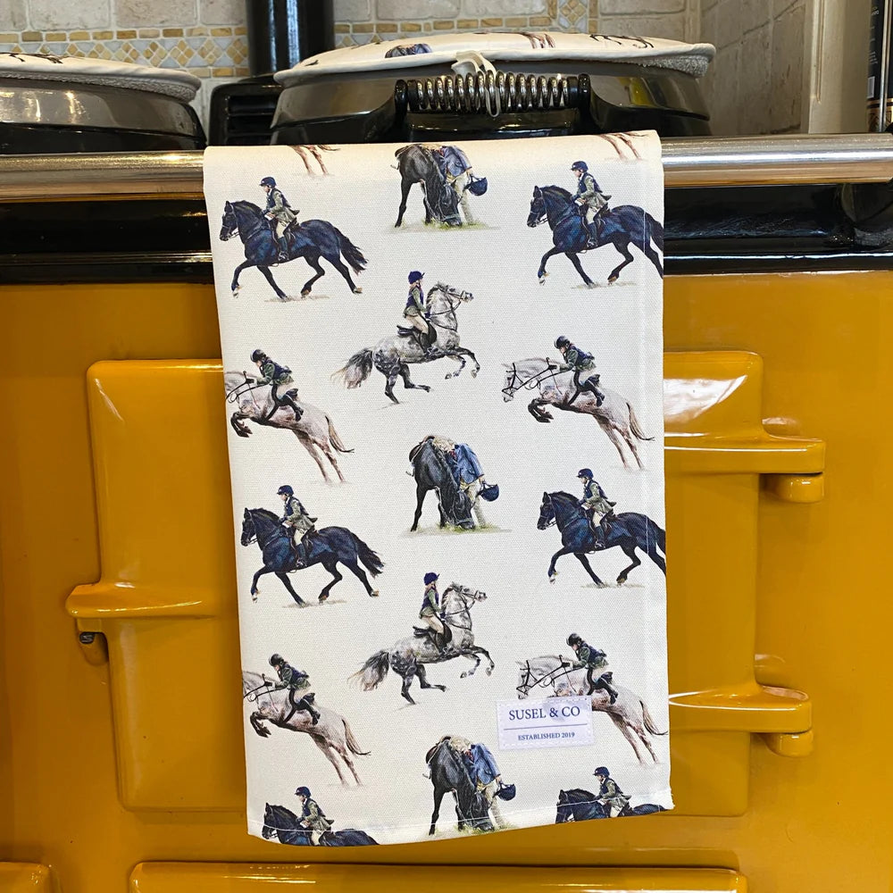 Susel & Co Pony Club Tea Towel