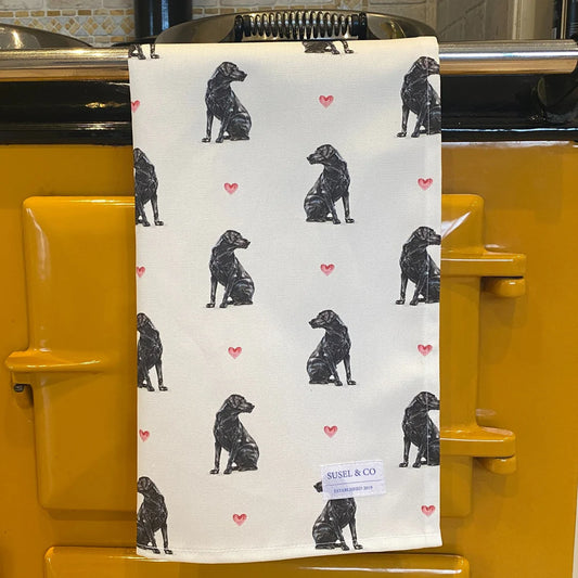 Susel & Co Black Lab Tea Towel