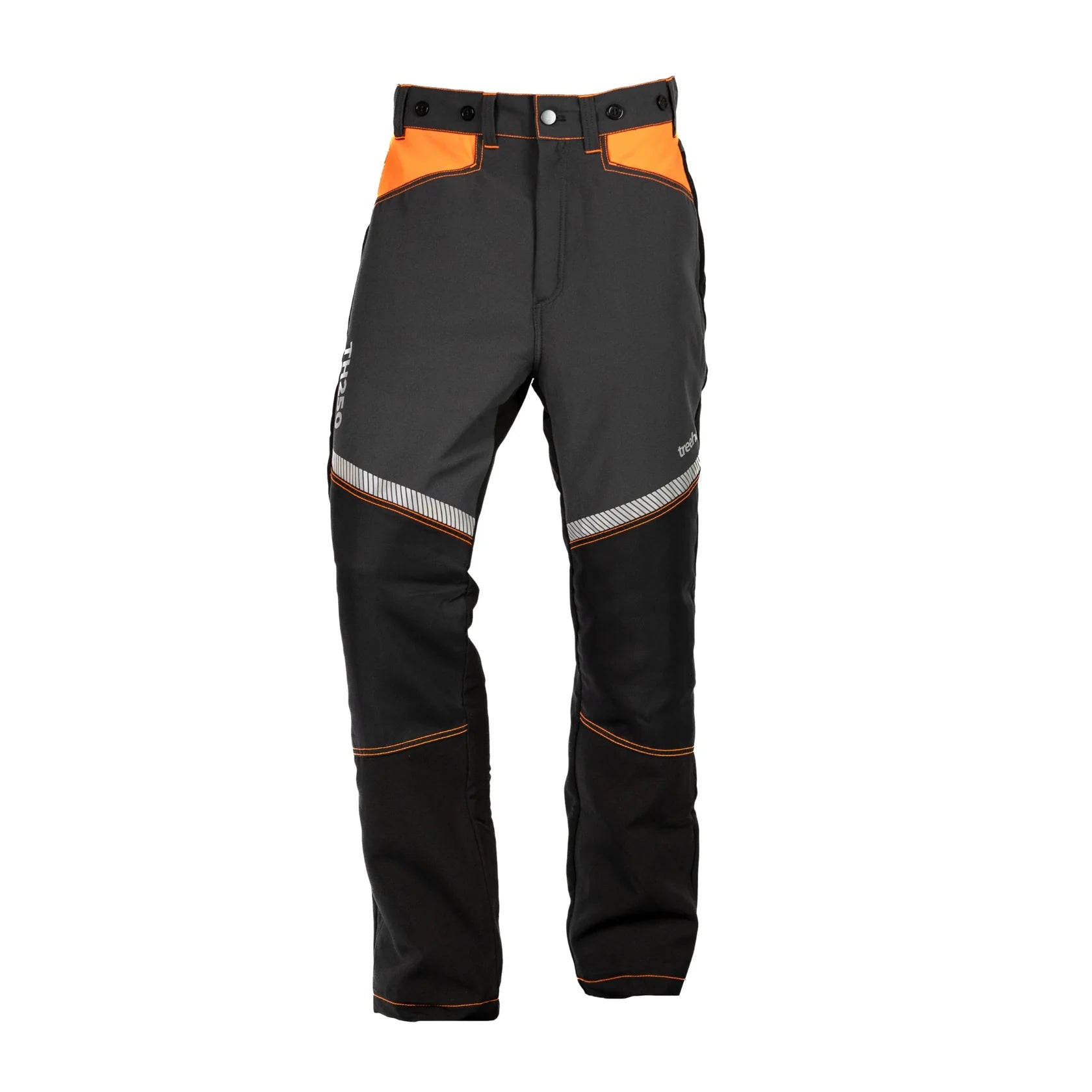 TREEHOG TH250 Chainsaw Trouser Essential Grey Orange Type A Class1 X Small Regular