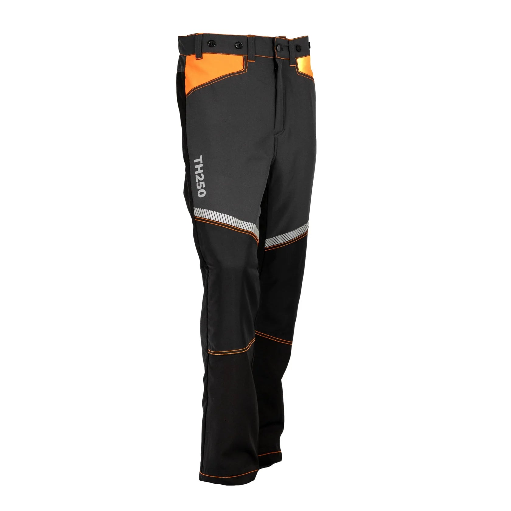 TREEHOG TH250 Chainsaw Trouser Essential Grey Orange Type A Class1 X Small Regular