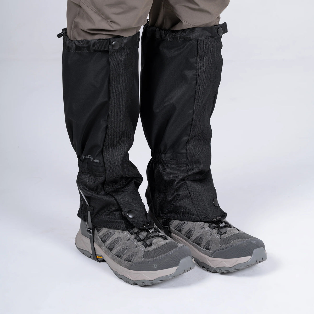Trekmates Torridon DRY waterproof walking gaiters with front zip closure and underfoot boot strap.
