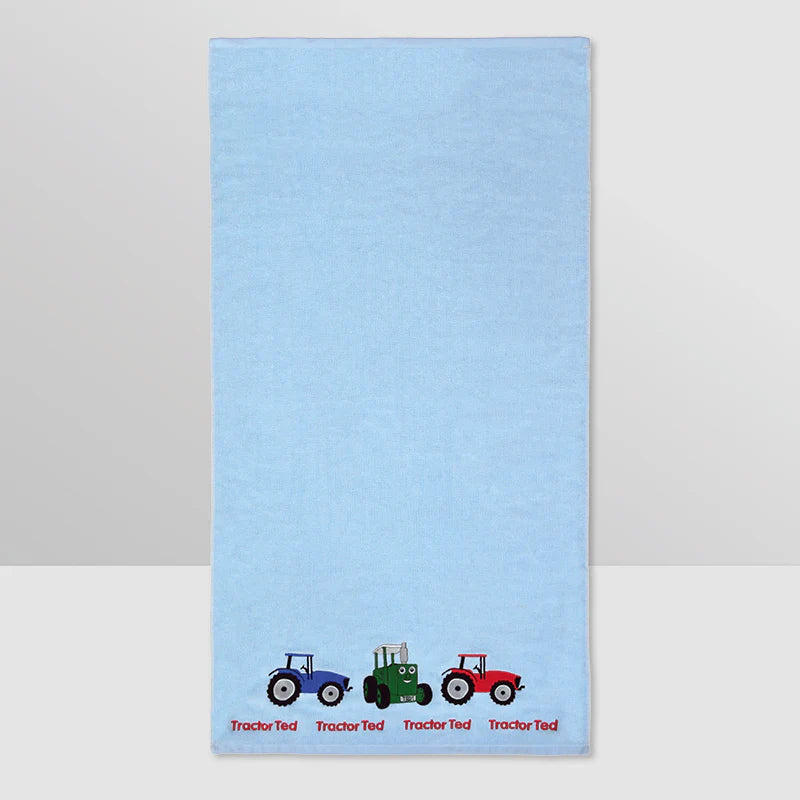 Tractor Ted Towel Navy