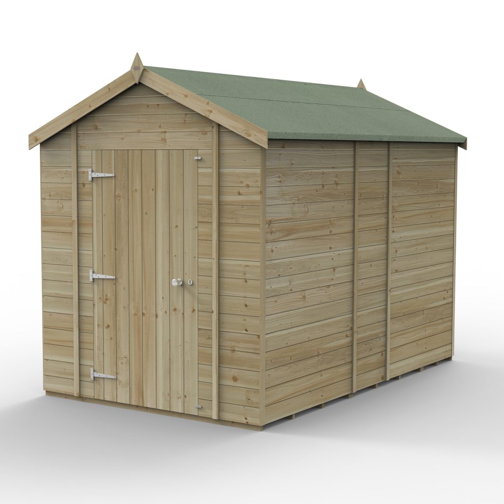 Forest Garden Timberdale 10x6 Apex Shed without Windows