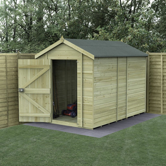 Forest Garden Timberdale 10x6 Apex Shed – No Windows