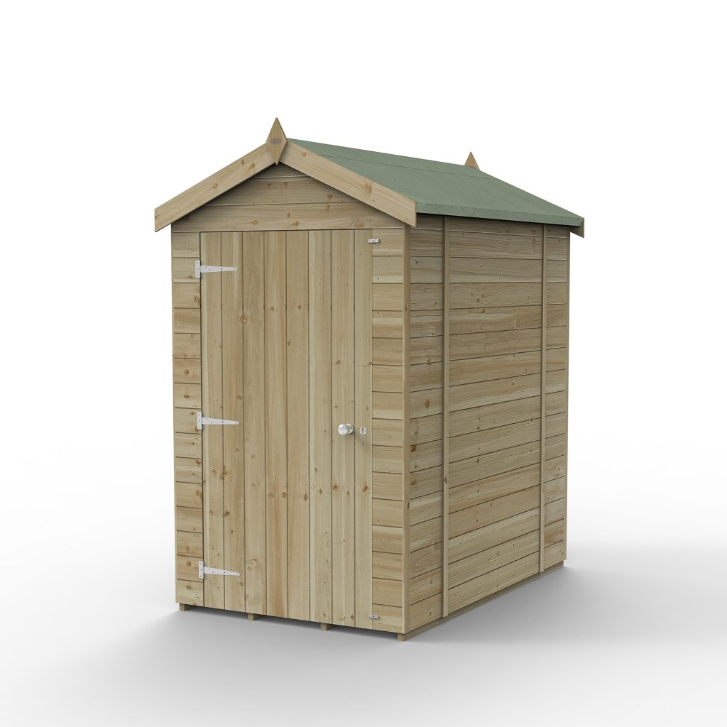 Forest Garden Timberdale 6x4 Apex Shed No Window