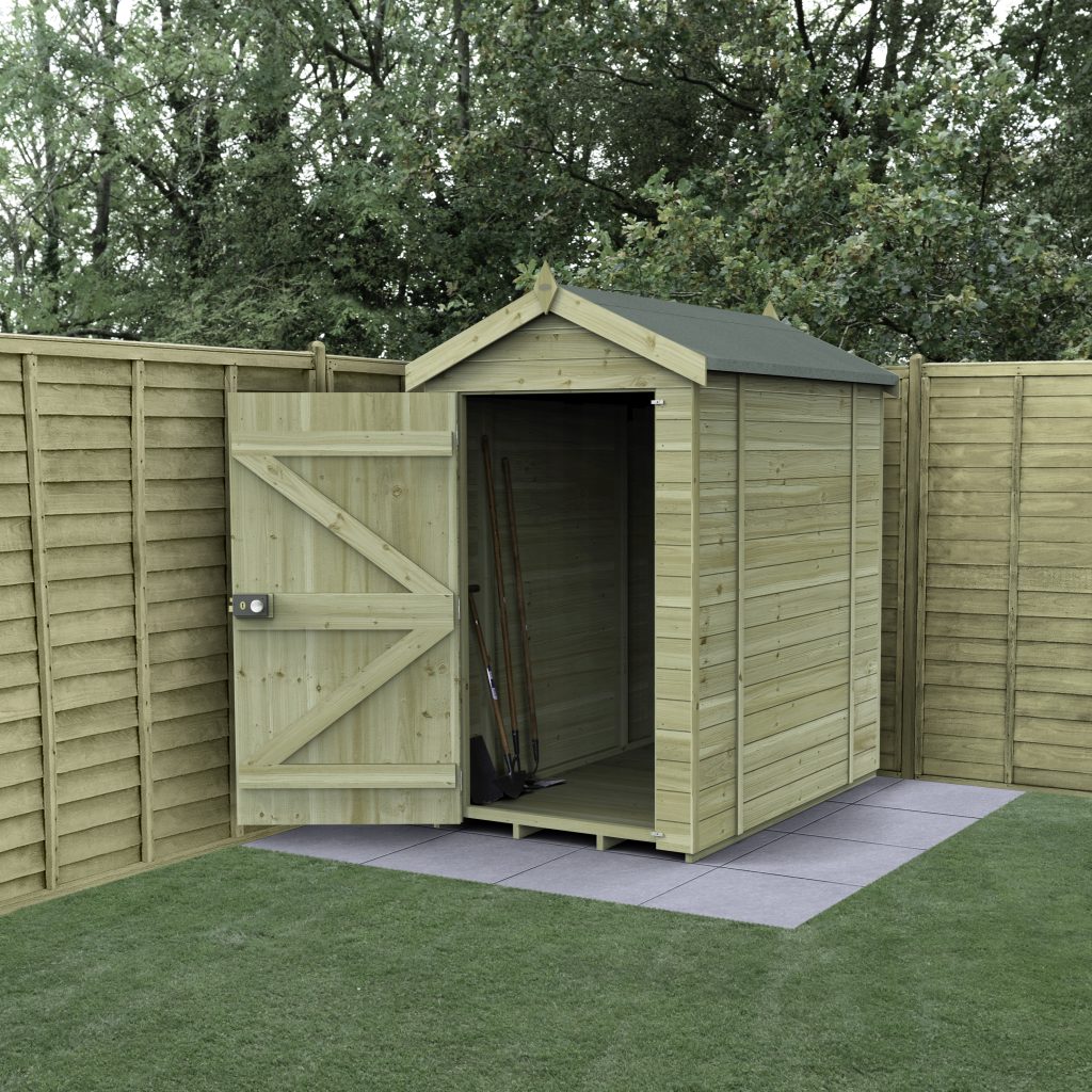Forest Garden Timberdale 6x4 Apex Shed No Window