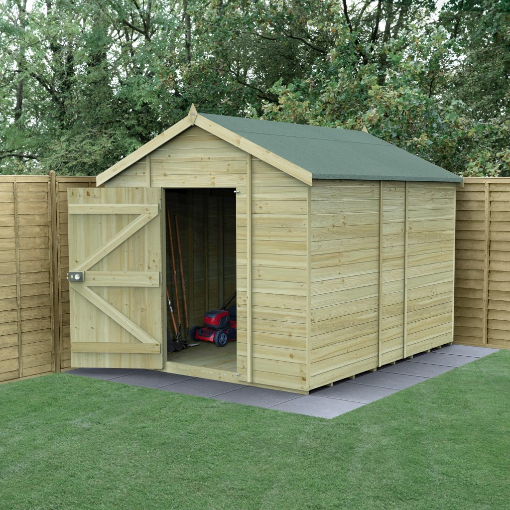Forest Garden Timberdale 10x8 Apex Shed No Windows