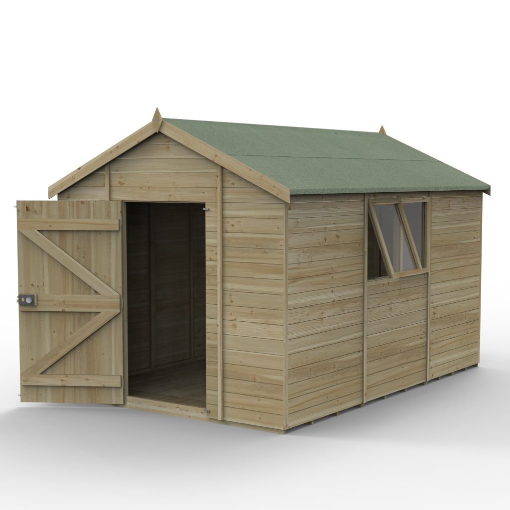 Forest Garden Timberdale 12x8 Apex Shed