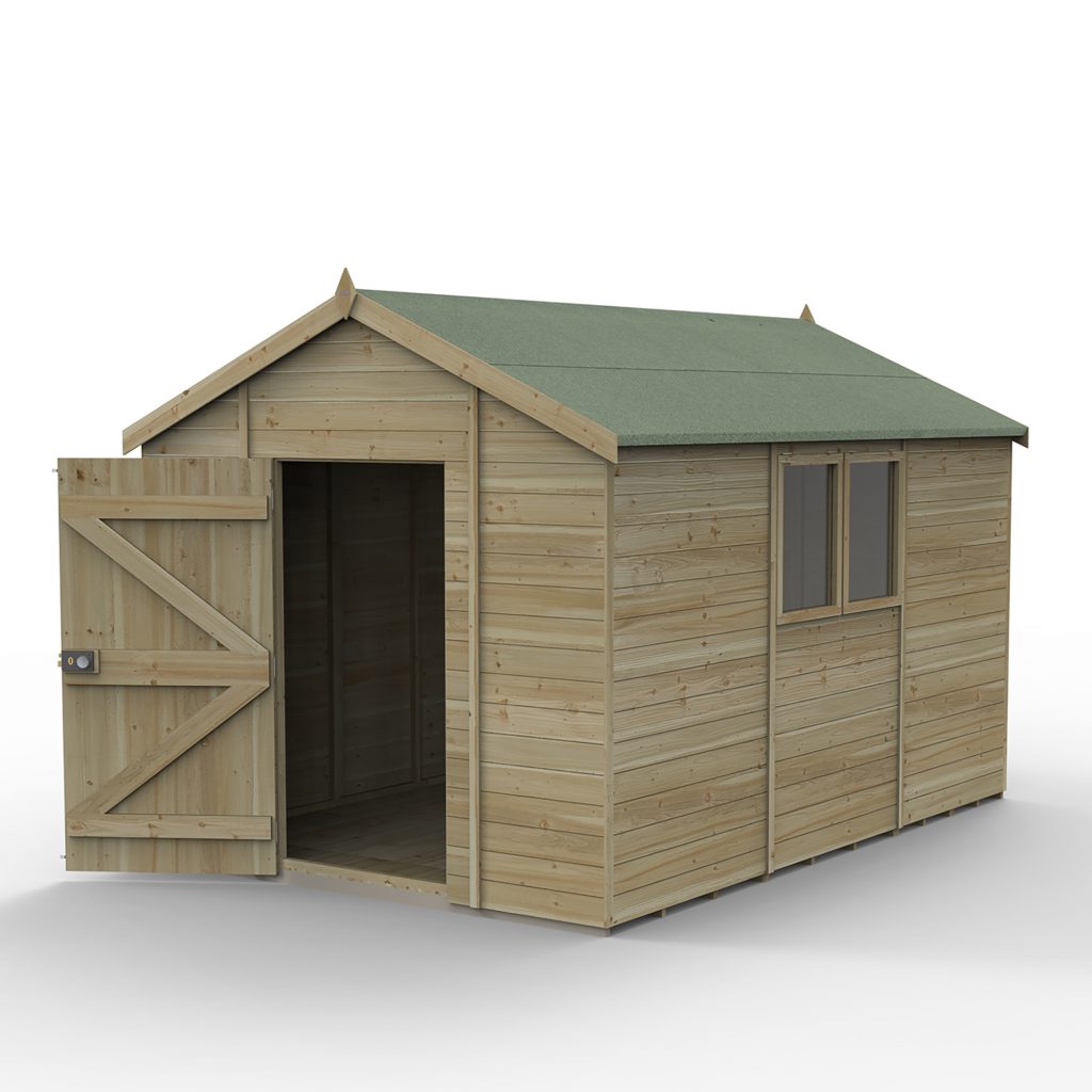 Forest Garden Timberdale 12x8 Apex Shed