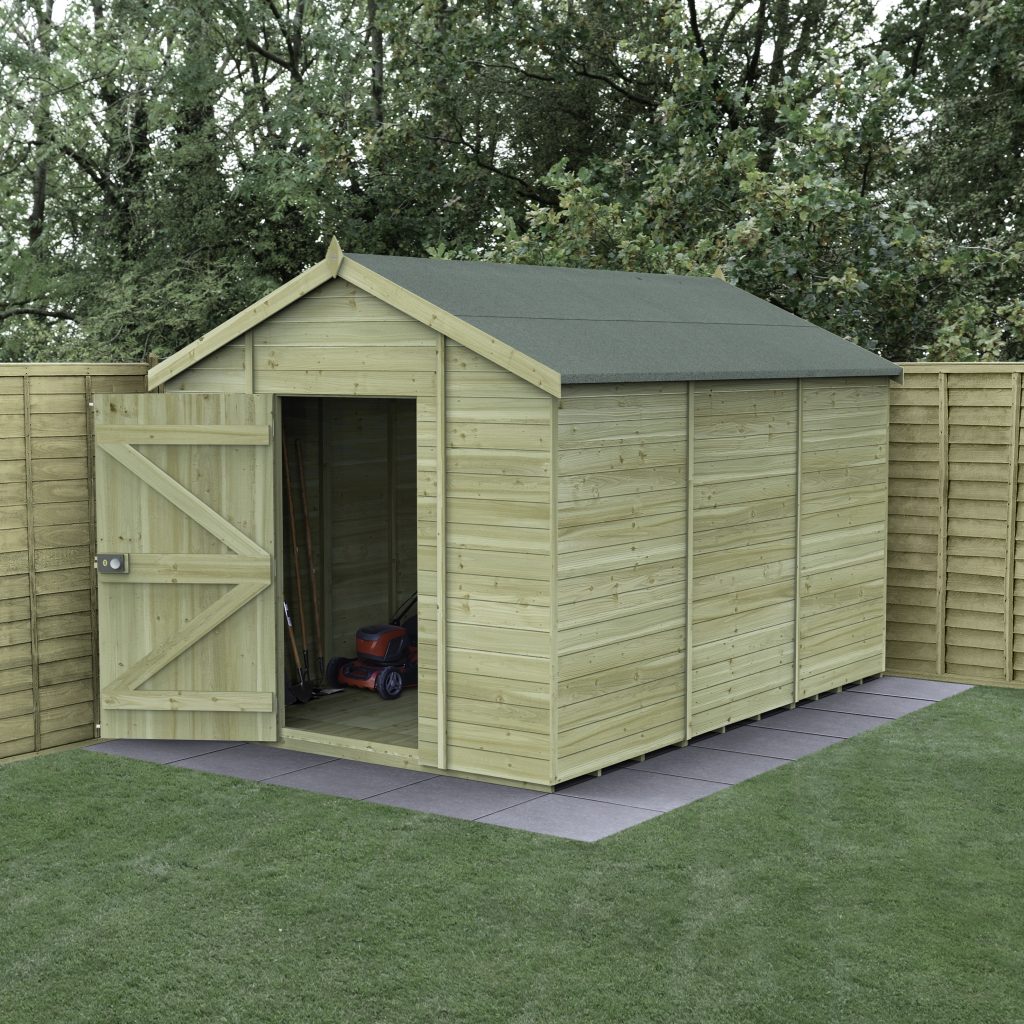 Forest Garden Timberdale 12x8 Apex Shed without Windows