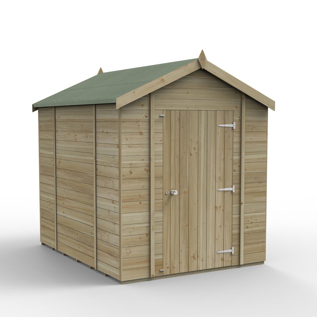 Forest Garden Timberdale 8x6 Apex Shed without Windows