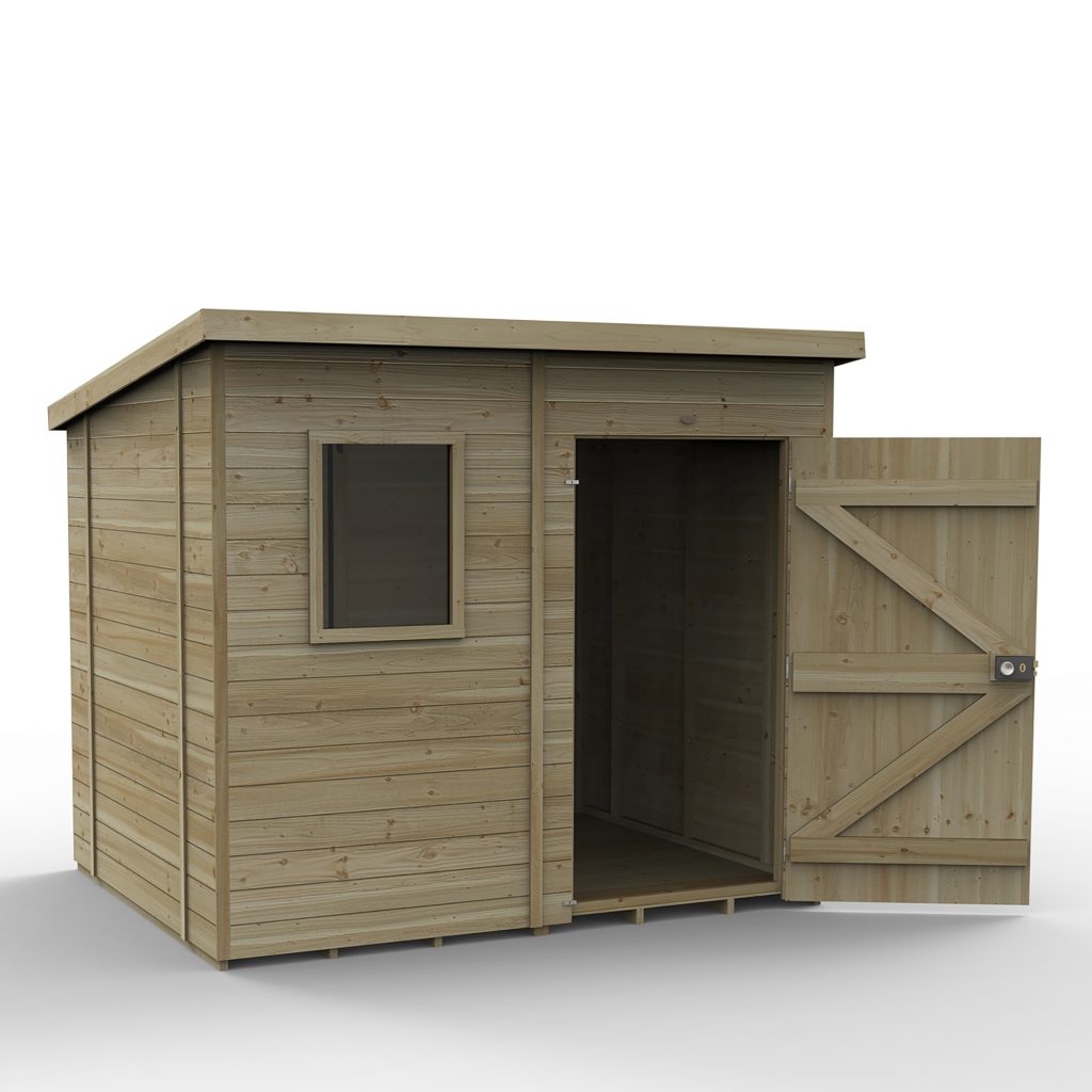 Forest Garden Timberdale 8x6 Pent Shed