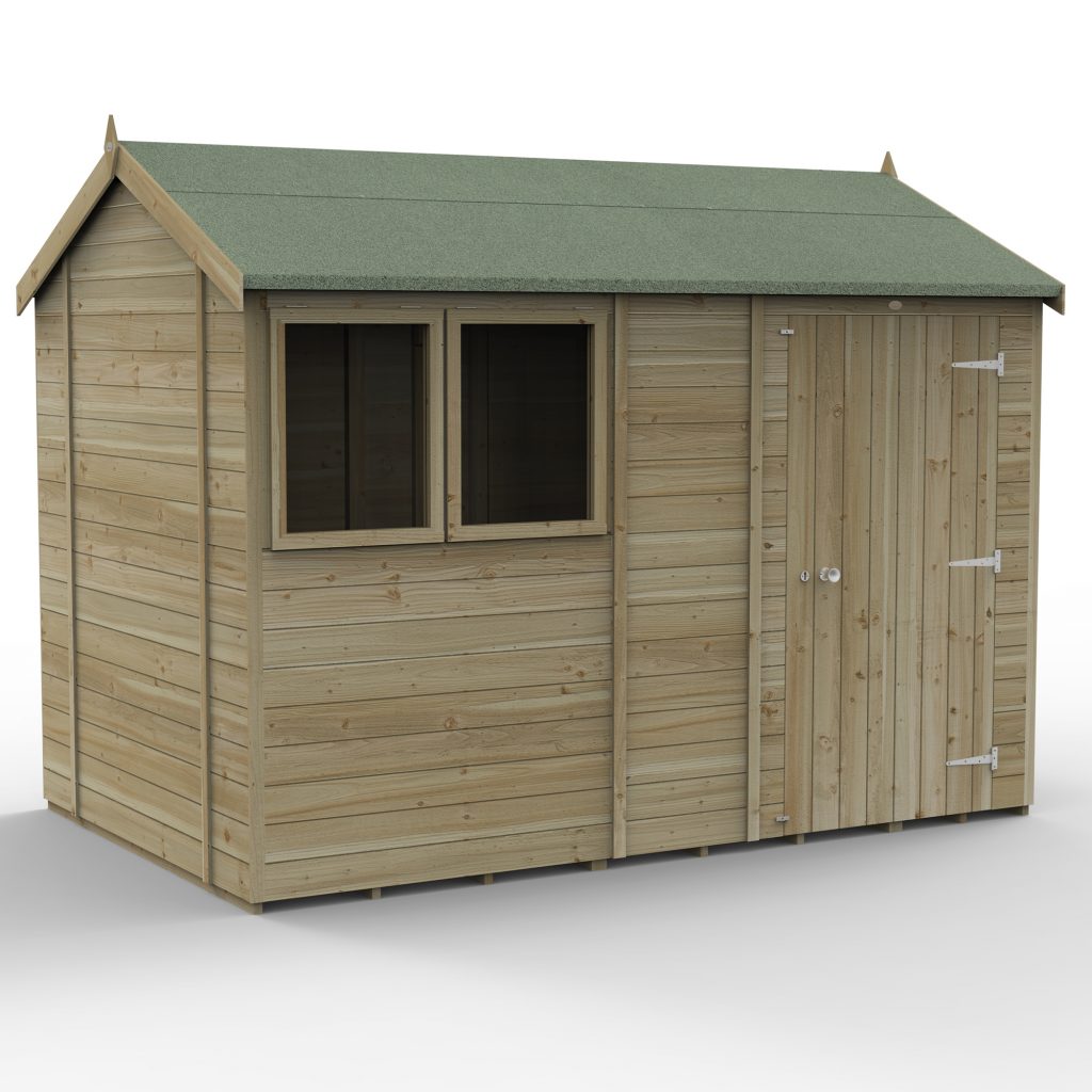 Forest Garden Timberdale 10x6 Reverse Apex Shed
