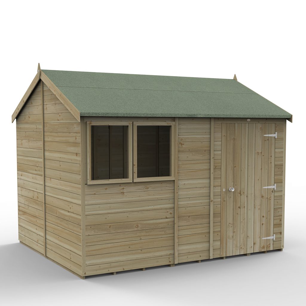 Forest Garden Timberdale 10x8 Reverse Apex Shed