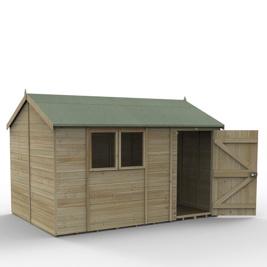 Forest Garden Timberdale 12x8 Reverse Apex Shed