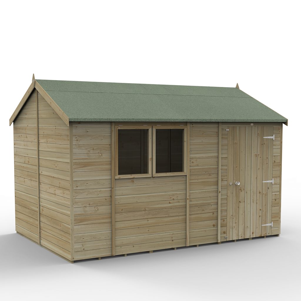 Forest Garden Timberdale 12x8 Reverse Apex Shed