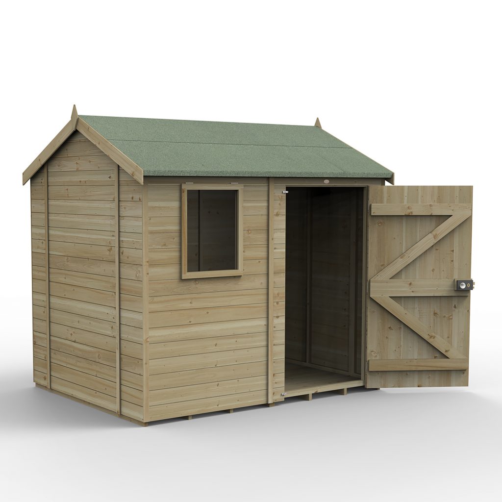 Forest Garden Timberdale 8x6 Reverse Apex Shed