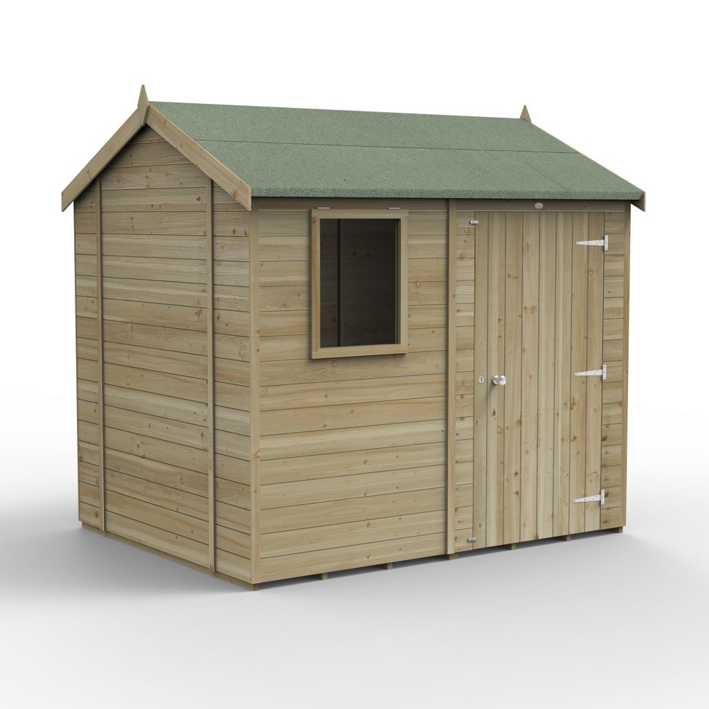 Forest Garden Timberdale 8x6 Reverse Apex Shed