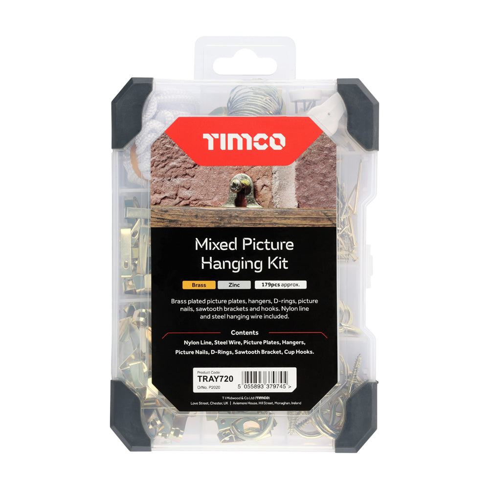 TIMCO Mix Picture Hanging Kit 179pcs - 179 PCS
