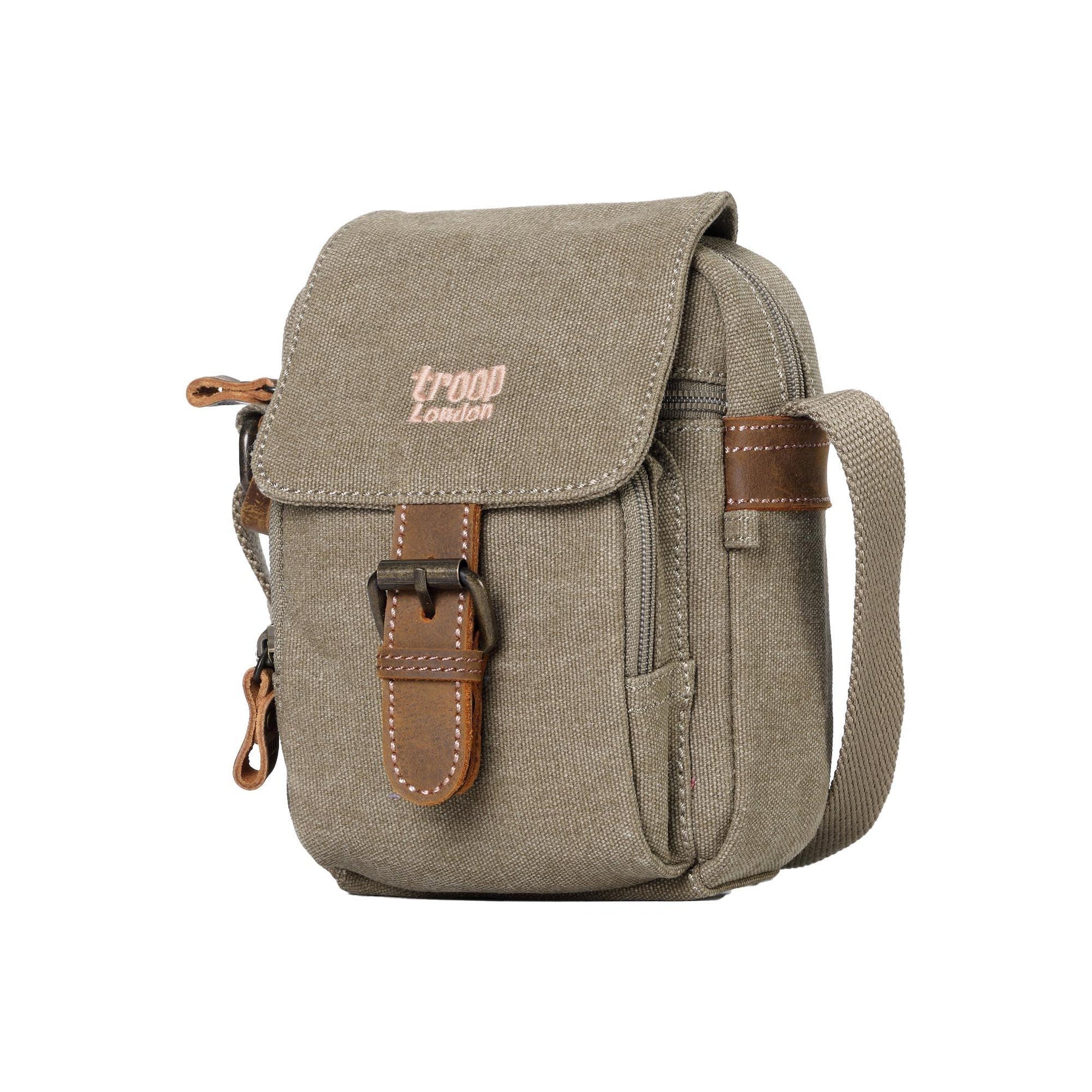 Troop London Classic Canvas Across Body Bag