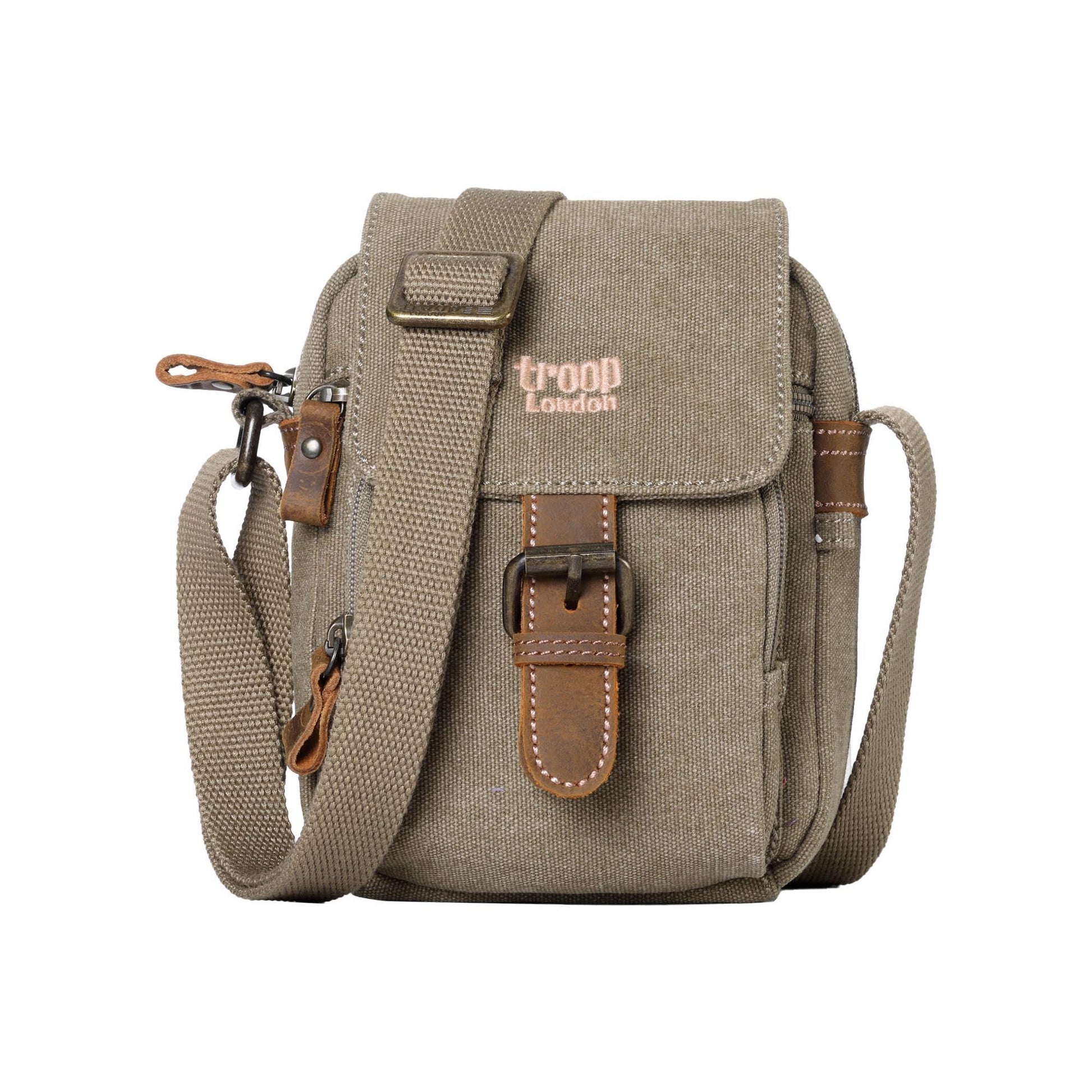 Troop London Classic Canvas Across Body Bag