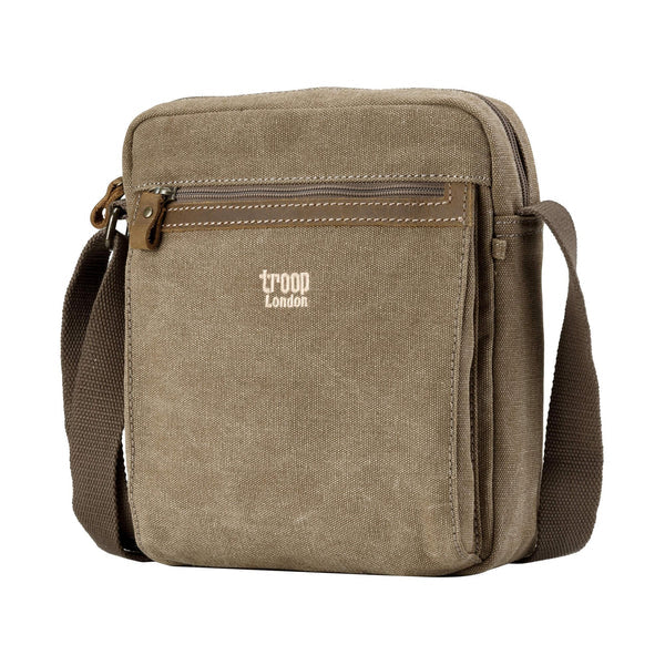 Troop London Classic Canvas Across Body Bag TRP0218