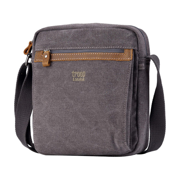 Troop London Classic Canvas Zip Across Body Bag TRP0218