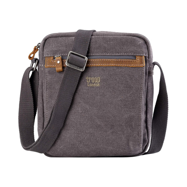 Troop London Classic Canvas Zip Across Body Bag TRP0218