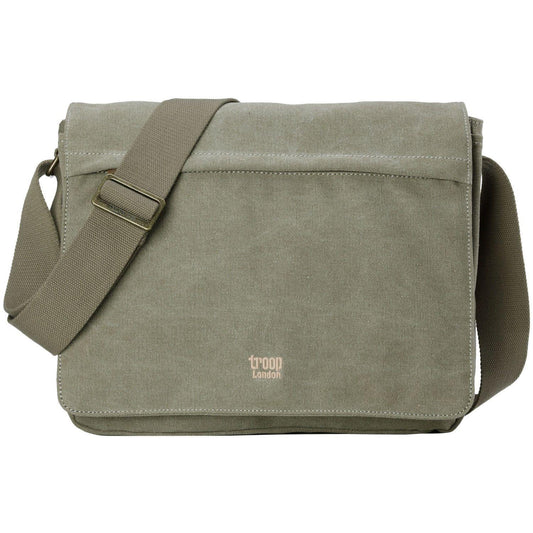 Troop London Classic Canvas Laptop Messenger Bag