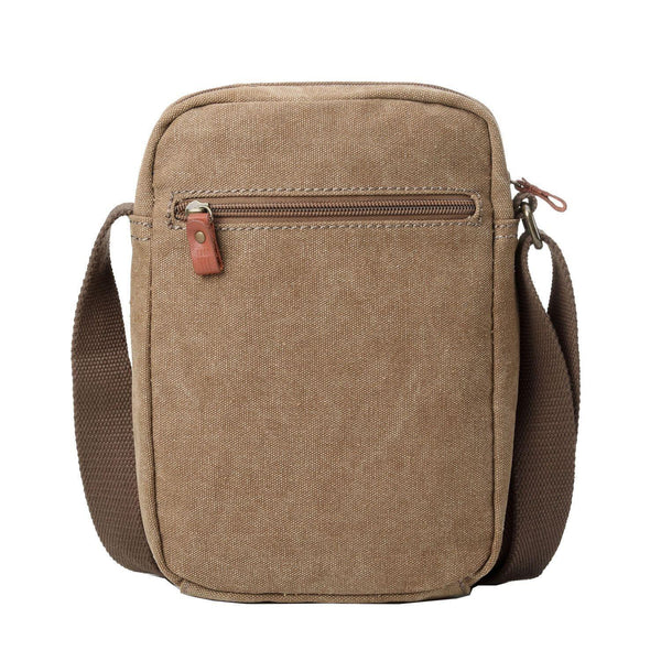 Troop London Tall Classic Canvas Across Body Pocket Bag TRP0370