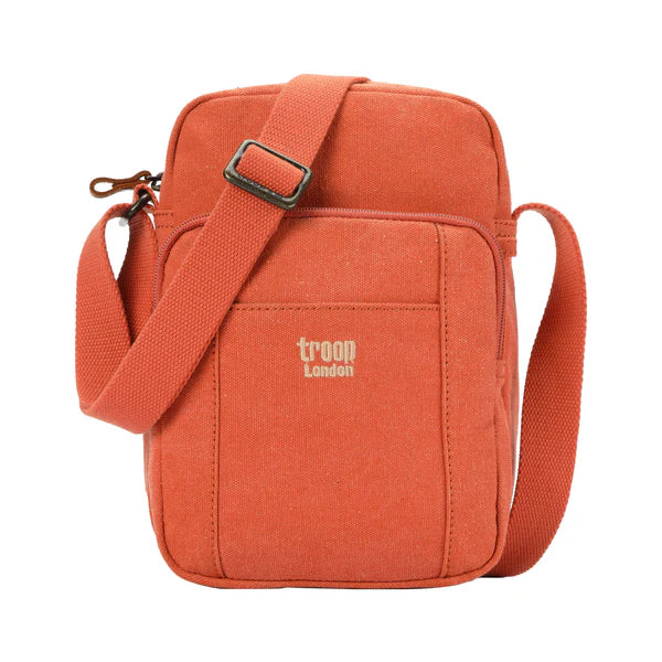 Troop London Tall Classic Canvas Across Body Pocket Bag TRP0370