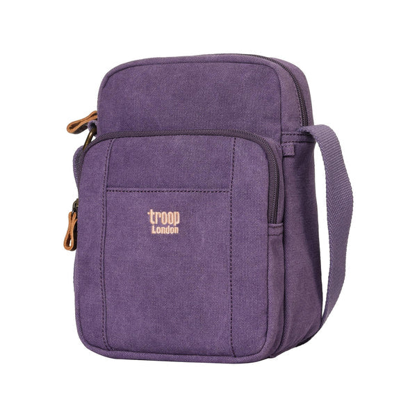 Troop London Tall Classic Canvas Across Body Pocket Bag TRP0370
