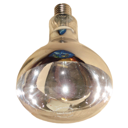 Intelec Hard Glass Infra-Red Heat Bulb - Clear