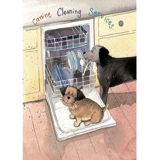 Alex Clark Canine Cleaning Dog Services Tea Towel